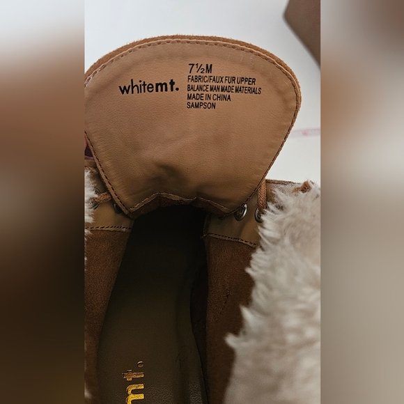 WhiteMt. Wedge Ankle Boots - Picture 7 of 9